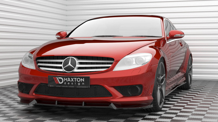 Mercedes-Benz CL 63 AMG C216 2006-2010 Front Splitter V.1 Maxton Design in the group Select car model / Mercedes Benz / CL-Class 06-14 (C216) / Styling / Front lips at DDESIGN Scandinavia AB (ME-CL-216-AMG-FD1G)