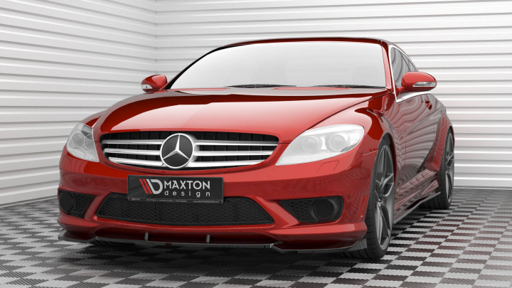 Mercedes-Benz CL 63 AMG C216 2006-2010 Front Splitter V.2 Maxton Design in the group Select car model / Mercedes Benz / CL-Class 06-14 (C216) / Styling / Front lips at DDESIGN Scandinavia AB (ME-CL-216-AMG-FD2G)