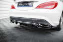 Central Rear Splitter (With Vertical Bars) Mercedes-Benz CLA-Klass C117 Facelift 2017-2019 Maxton Design