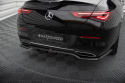 Central Rear Splitter (With Vertical Bars) Mercedes-Benz Cla Coupe C118 Maxton Design