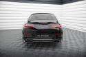 Central Rear Splitter (With Vertical Bars) Mercedes-Benz Cla Coupe C118 Maxton Design