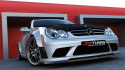 Front Splitter Mercedes Clk W209 (FOR Me-Clk-209-Black-F1 Bumper) Maxton Design