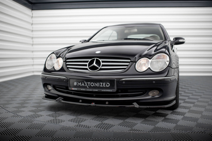 Front Splitter V.2 Mercedes-Benz Clk W209 Maxton Design in the group Select car model / Mercedes Benz / CLK-Class 02-10 (W209) / Styling at DDESIGN Scandinavia AB (ME-CLK-209-FD2G)