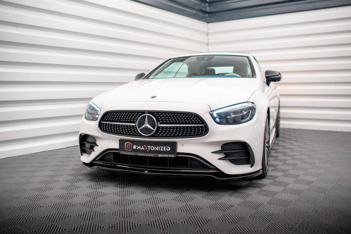 Mercedes E-Class W213 Coupe / Cab (C238) AMG-Line (Incl. 53 AMG) 2017-2023 Front Splitter V.1 Maxton Design in the group Select car model / Mercedes Benz / E-Class 17+ (W213 - C238) / Styling at DDESIGN Scandinavia AB (ME-E-213F-AMGLINE-C-FD1G)