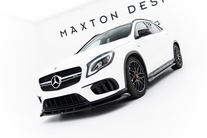 Front Splitter Mercedes-Benz GLA 45 AMG X156 Facelift in the group Select car model / Mercedes Benz / GLA-Class 14-20 (X156) / Styling at DDESIGN Scandinavia AB (ME-GLA-156F-AMG-FD1G)