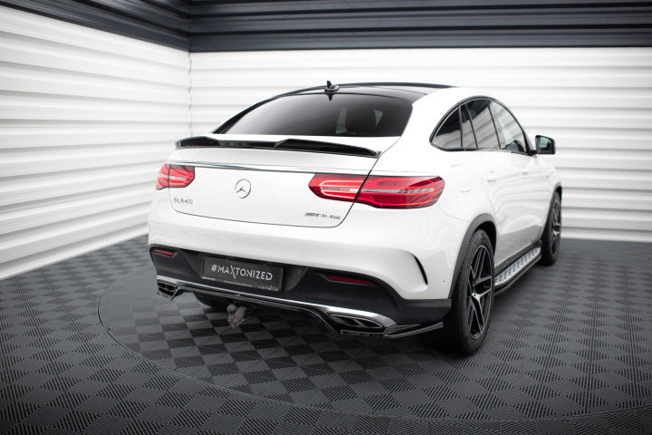 Central Rear Splitter (with vertical bars) Mercedes-AMG GLE 43 Coupe C292 2015-2019 Maxton Design in the group Select car model / Mercedes Benz / GLE-Class 19+ (W167) at DDESIGN Scandinavia AB (ME-GLE-C292-43-RD1G-RD2G)