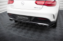 Central Rear Splitter (with vertical bars) Mercedes-AMG GLE 43 Coupe C292 2015-2019 Maxton Design