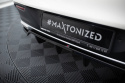 Central Rear Splitter (with vertical bars) Mercedes-AMG GLE 43 Coupe C292 2015-2019 Maxton Design