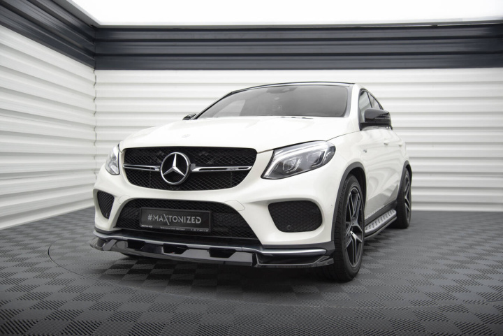 Front Splitter V.1 Mercedes-Benz Gle Coupe 43 Amg / Amg-Line C292 Maxton Design in the group Select car model / Mercedes Benz / GLE-Class 11-19 (W166) at DDESIGN Scandinavia AB (ME-GLE-C292-AMGLINE-FD1G)