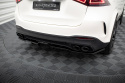 Central Rear Splitter (with vertical bars) Mercedes-AMG GLE 53 W167 2019-2023 Maxton Design