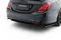 Mercedes S-Klass AMG-Line W222 2013-2017 Central Rear Splitter V.2 Maxton Design
