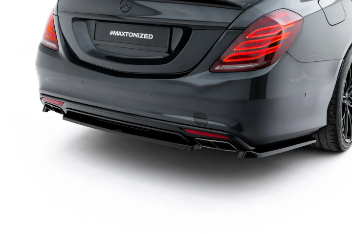 Mercedes S-Klass AMG-Line W222 2013-2017 Central Rear Splitter V.2 Maxton Design in the group Select car model / Mercedes Benz / S-Class 13-20 (W222) at DDESIGN Scandinavia AB (ME-S-222-AMGLINE-RD2G)