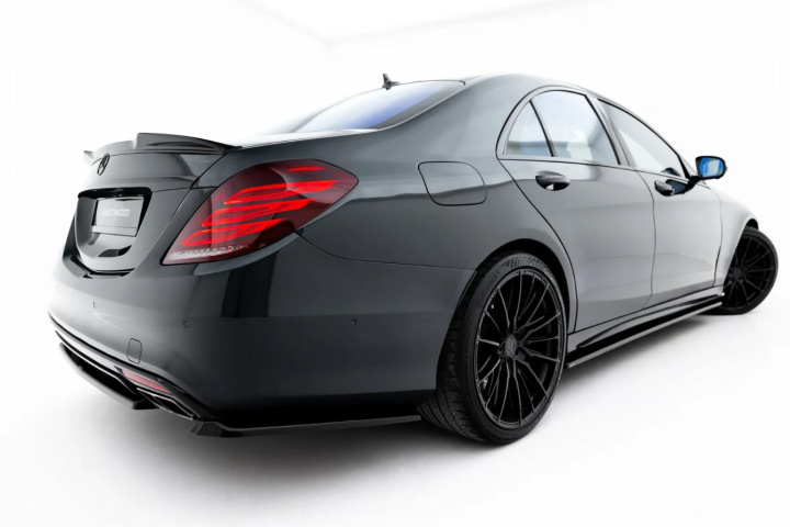 Mercedes S-Klass AMG-Line W222 2013-2017 Rear Side Splitters Maxton Design in the group Select car model / Mercedes Benz / S-Class 13-20 (W222) at DDESIGN Scandinavia AB (ME-S-222-AMGLINE-RSD1G)
