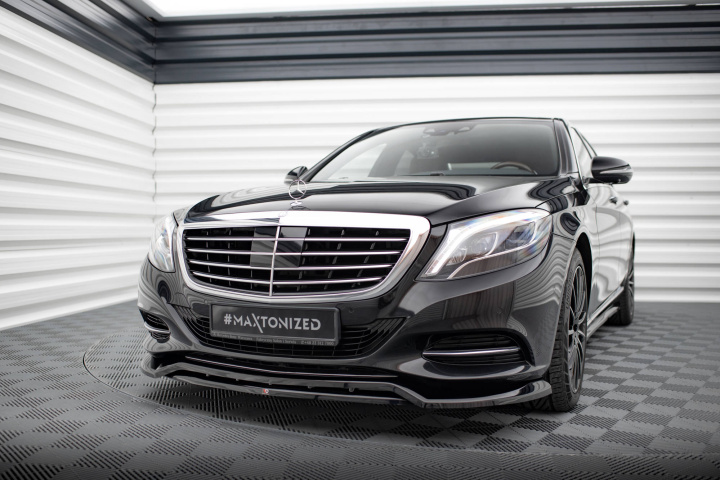 Front Splitter Mercedes-Benz S W222 Maxton Design in the group Select car model / Mercedes Benz / S-Class 13-20 (W222) at DDESIGN Scandinavia AB (ME-S-222-FD2G-FD2RG)