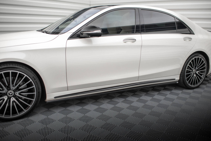 Mercedes S-Klass AMG-Line W222 Facelift 2017-2020 Side Skirts Diffusers V.1 Maxton Design in the group Select car model / Mercedes Benz / S-Class 13-20 (W222) at DDESIGN Scandinavia AB (ME-S-222F-AMGLINE-SD1G)