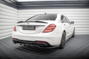 Central Rear Splitter (with vertical bars) Mercedes-Benz S AMG-Line W222 Facelift Maxton Design