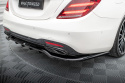 Central Rear Splitter (with vertical bars) Mercedes-Benz S AMG-Line W222 Facelift Maxton Design