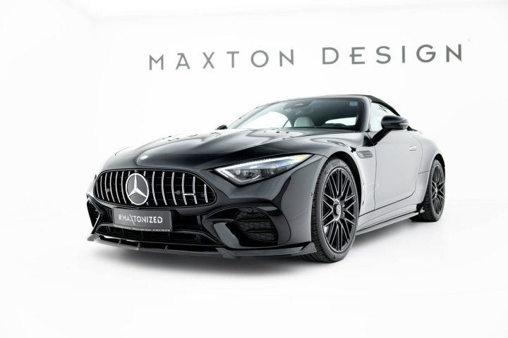Mercedes-AMG SL 63 R232 2022+ Front Splitter Maxton Design in the group Select car model / Mercedes Benz / SL-Class 2022+ (R232) at DDESIGN Scandinavia AB (ME-SL-R232-63-FD1G)