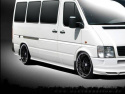 Mercedes Sprinter I FL / Volkswagen LT 96-06 1999-2006 SIDE SKIRTS (FITS TWIN WHEELS VERSION) Maxton Design