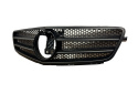 MERCEDES C-Class W204 09-14 Matte Black Sport Grille AMG Sport-Look
