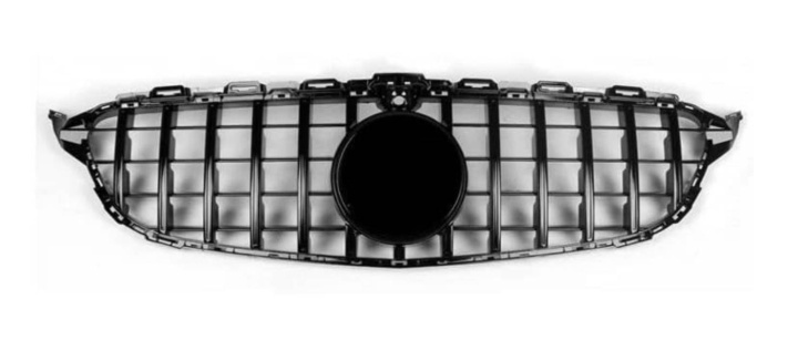 MERCEDES C-Class W205 2014-2021 Black Panamericana Sports Grill AMG/GT-Look in the group Select car model / Mercedes Benz / C-Class 15-21 (W205) at DDESIGN Scandinavia AB (ME358003)