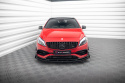 Mercedes-Benz A 45 AMG Aero W176 Facelift 2015-2018 Street Pro Front Splitter + Flaps Maxton Design