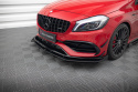 Mercedes-Benz A 45 AMG Aero W176 Facelift 2015-2018 Street Pro Front Splitter + Flaps Maxton Design