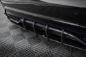 Mercedes-Benz A AMG-Line W176 Facelift 2015-2018 Street Pro Rear Side Splitters + Flaps Red + Gloss Flaps Maxton Design
