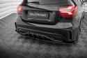 Mercedes-Benz A AMG-Line W176 Facelift 2015-2018 Street Pro Rear Side Splitters + Flaps Maxton Design