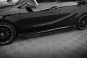 Street Pro Side Skirts Diffusers + Flaps Mercedes-Benz A AMG-Line W176 Facelift Maxton Design