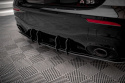 Mercedes A35 AMG Hatchback Aero Pack W177 2018-2023 Street Pro Rear Valance + Flaps Black-Red + Gloss Flaps Maxton Design