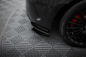 Mercedes-AMG A35 Hatchback W177 2018-2023 Street Pro Rear Side Splitters + Flaps Black-Red + Gloss Flaps Maxton Design