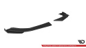 Mercedes-AMG A35 Hatchback W177 2018-2023 Street Pro Rear Side Splitters + Flaps Black-Red + Gloss Flaps Maxton Design