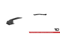 Mercedes-AMG A35 Hatchback W177 2018-2023 Street Pro Rear Side Splitters + Flaps Black-Red + Gloss Flaps Maxton Design