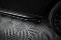 Mercedes-AMG A35 W177 Facelift 2023- Street Pro Side Skirts Diffusers + Flaps Black-Red + Gloss Flaps Maxton Design