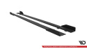 Mercedes-AMG A35 W177 Facelift 2023- Street Pro Side Skirts Diffusers + Flaps Black-Red + Gloss Flaps Maxton Design