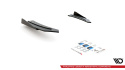 Mercedes-AMG C43 Coupe C205 2014-2018 Street Pro Rear Side Splitters + Flaps Black-Red + Gloss Flaps Maxton Design