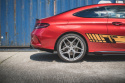 Racing Durability Rear Side Splitters + Flaps Mercedes-AMG C43 Coupe C205 Maxton Design