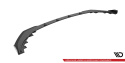 Mercedes-AMG C43 Coupe / Cabrio C205 Facelift / A205 Facelift 2018-2021 Street Pro Front Splitter + Flaps Black-Red + Gloss Flaps Maxton Design