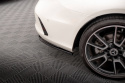 Central Rear Splitter (with vertical bars) Mercedes-Benz C Coupe AMG-Line C205 Facelift Maxton Design