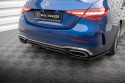 Central Rear Splitter (with vertical bars) Mercedes-Benz C AMG-Line W206 Maxton Design