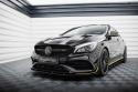 Mercedes-AMG CLA 45 Aero C117 Facelift 2017-2019 Street Pro Front Splitter Black-Red Maxton Design