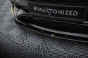 Mercedes-AMG CLA 45 Aero C117 Facelift 2017-2019 Street Pro Front Splitter Black-Red Maxton Design