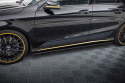 Mercedes-AMG CLA 45 C117 Facelift 2017-2019 Street Pro Side Skirts Diffusers Black-Red Maxton Design