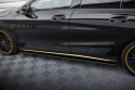 Mercedes-AMG CLA 45 C117 Facelift 2017-2019 Street Pro Side Skirts Diffusers Black-Red Maxton Design