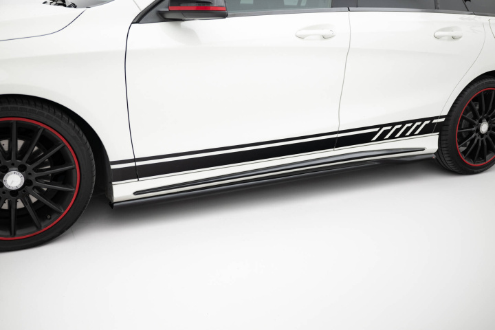Mercedes-Benz CLA AMG-Line C117 2013-2017 Side Skirts Diffusers Maxton Design in the group Select car model / Mercedes Benz / CLA-Class 13-19 (C117) / Styling at DDESIGN Scandinavia AB (MECLA117AMGLINESBSD1G)