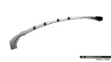 Mercedes-AMG CLE 53 Aero C236 2023- Street Pro Front Splitter + Flaps Black-Red + Gloss Flaps Maxton Design