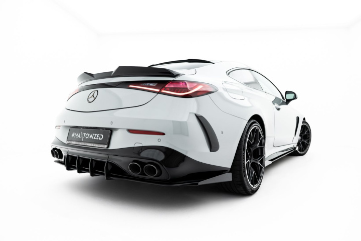 Street Pro Rear Diffuser + Flaps Mercedes-AMG CLE 53 Aero C236 Maxton Design in the group Select car model / Mercedes Benz / CLE C236 2023+ at DDESIGN Scandinavia AB (MECLE23653AMGAEROCNCRS1RR)