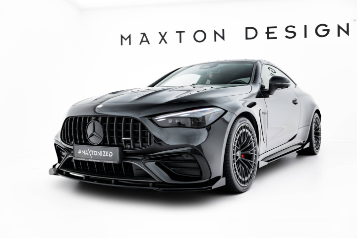 Mercedes-AMG CLE 53 C236 2023+ Street Pro Front Splitter + Flaps Maxton Design in the group Select car model / Mercedes Benz / CLE C236 2023+ at DDESIGN Scandinavia AB (MECLE23653AMGCNCFD1BRBFSF)