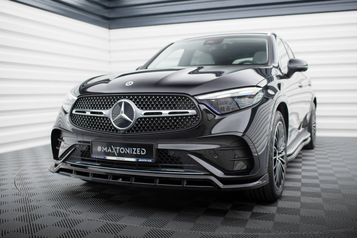 Front Splitter Mercedes-Benz GLC AMG-Line X254 2022+ Maxton Design in the group Select car model / Mercedes Benz / GLC-Class 22+ (X254) at DDESIGN Scandinavia AB (MEGLCX254AMGLINEFD1GFD1RG)